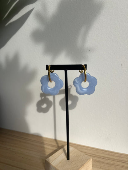 Boucles d’oreille fleurs