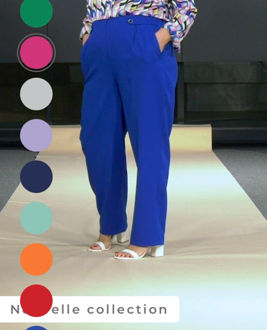 Ronaldo pantalon bleue fluide
