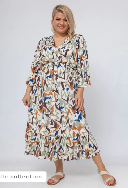 Irena robe verte imp GT